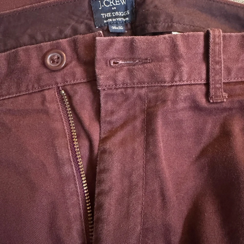 J.Crew Men's Burgundy Chino Pants